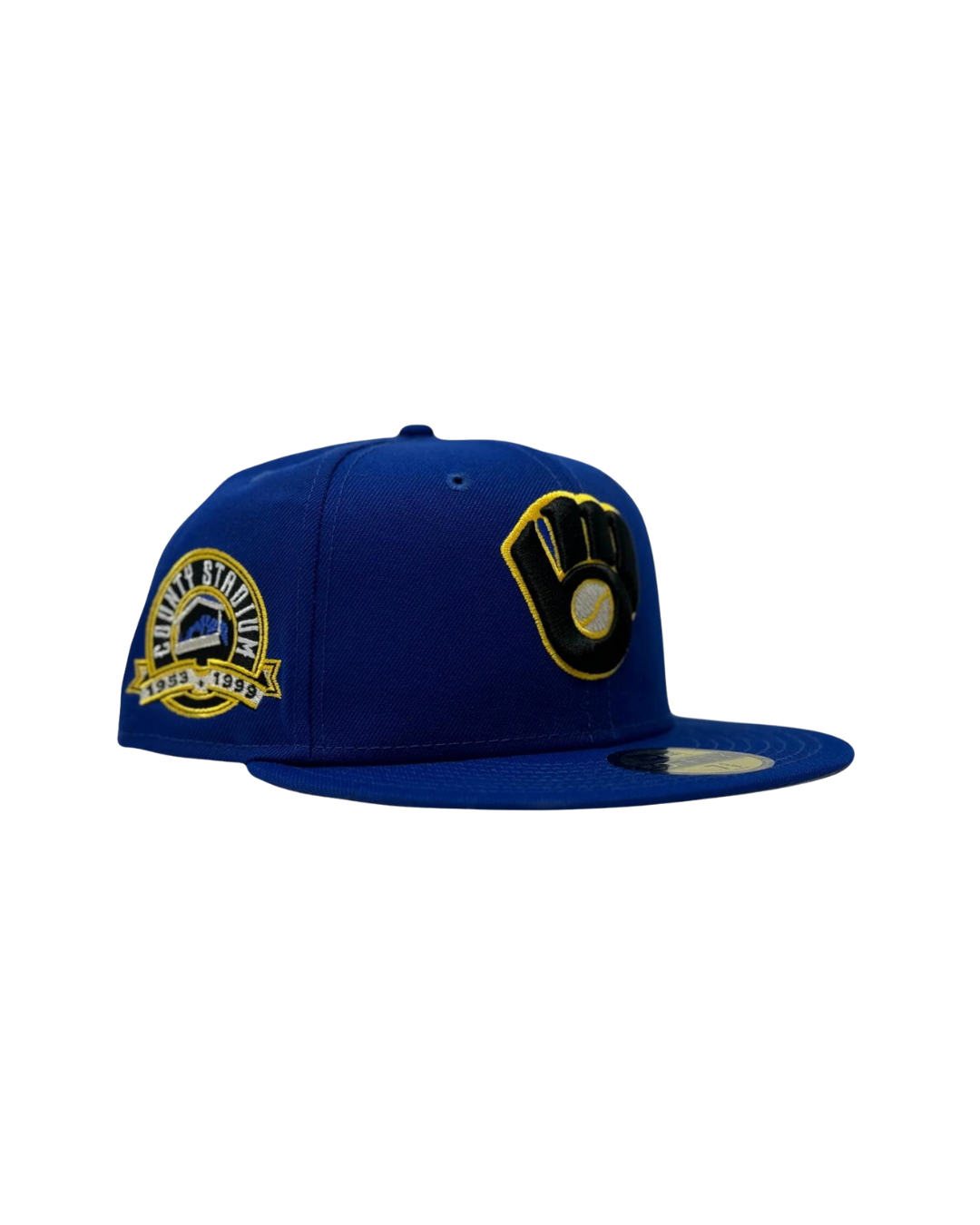 Milwaukee Brewers Royal Blue County Stadium 59Fifty New Era Fitted Hat