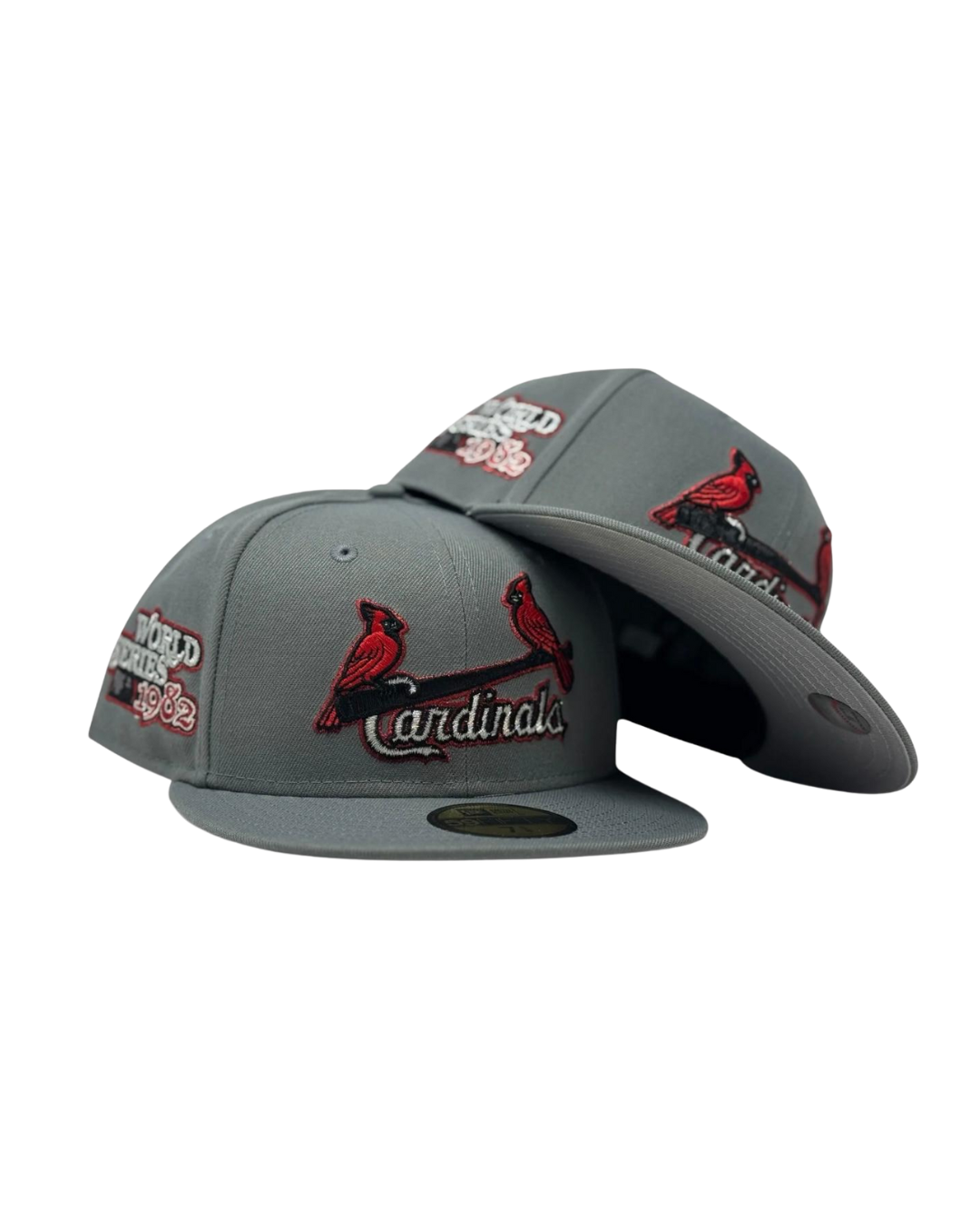 St. Louis Cardinals 1982 World Series Fitted Hats- Gray