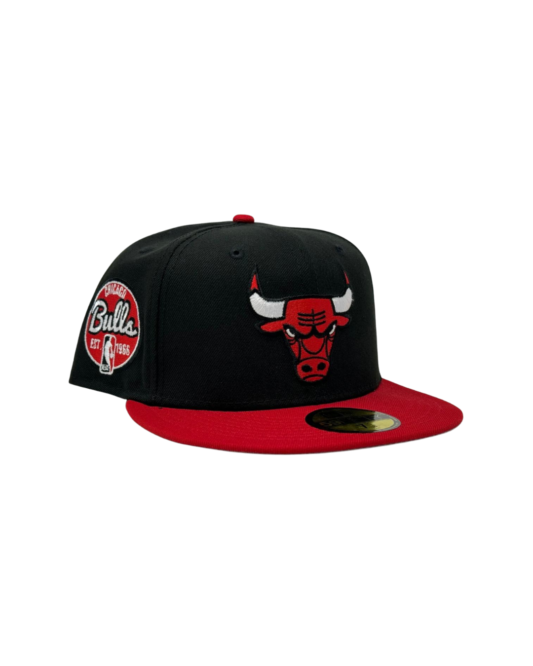 Chicago Bulls 5950 New Era Fitted Hat Black Red