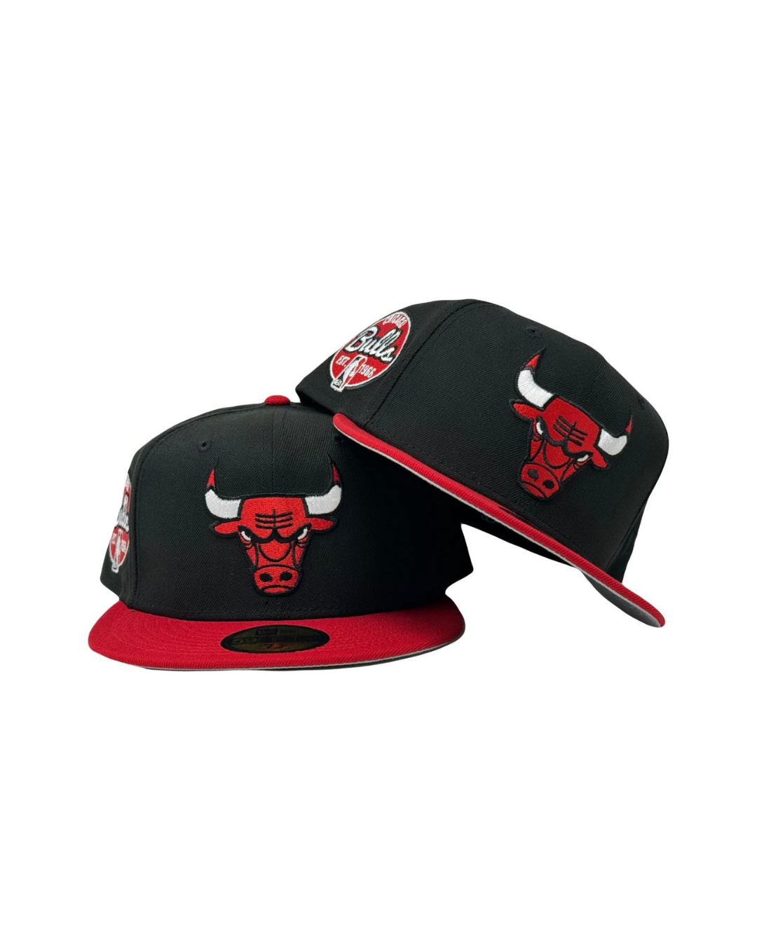 Chicago Bulls 5950 New Era Fitted Hat Black Red